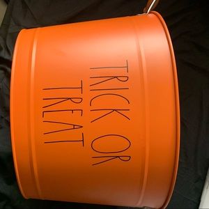 Trick or treat large bucket Rae Dunn Halloween